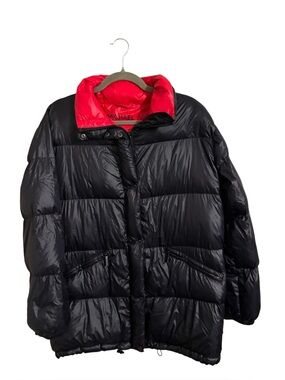Michael Michael Kors Black Ultra Light Down Filled Winter Puffer Coat Small